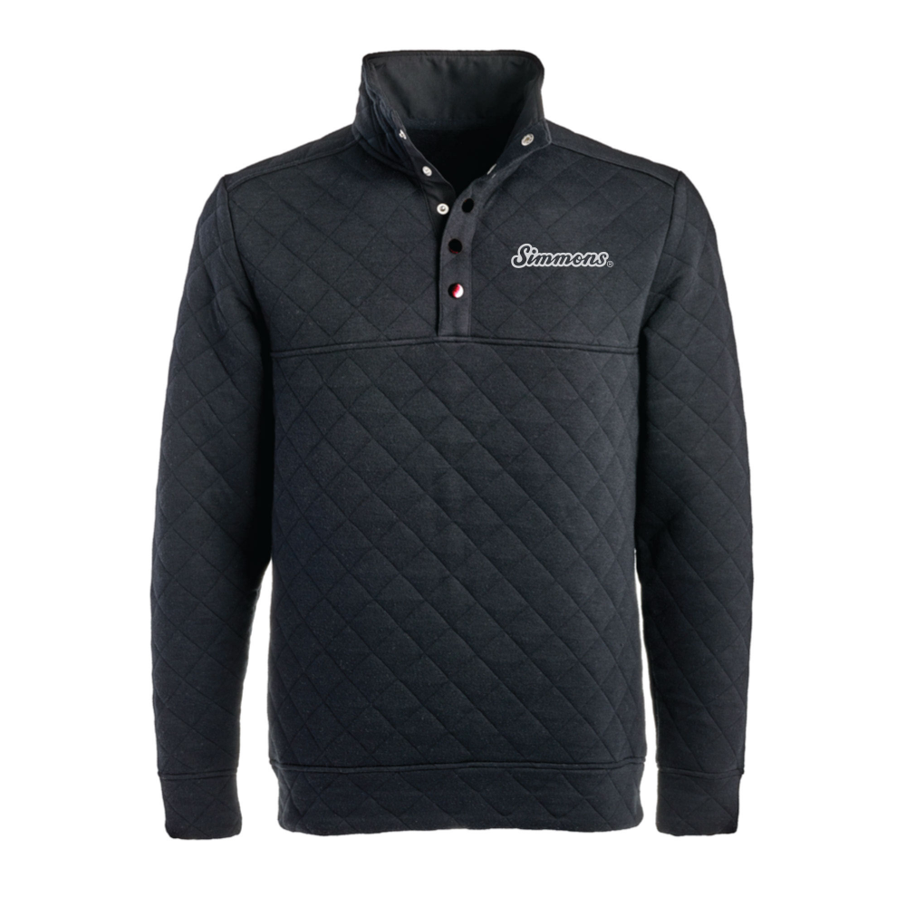 Men's Quilted 1/4 Snap Pullover