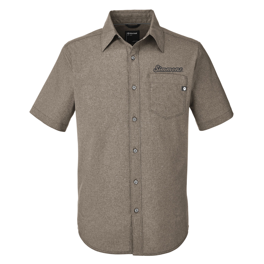 Mens Marmot Aerobora Short Sleeve Woven Shirt